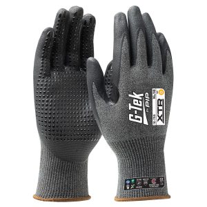 G-Tek XTR 15G Cut D Palm Dip Dotted Glove G-Tek XTR 15G Cut D Palm Dip Dotted Glove