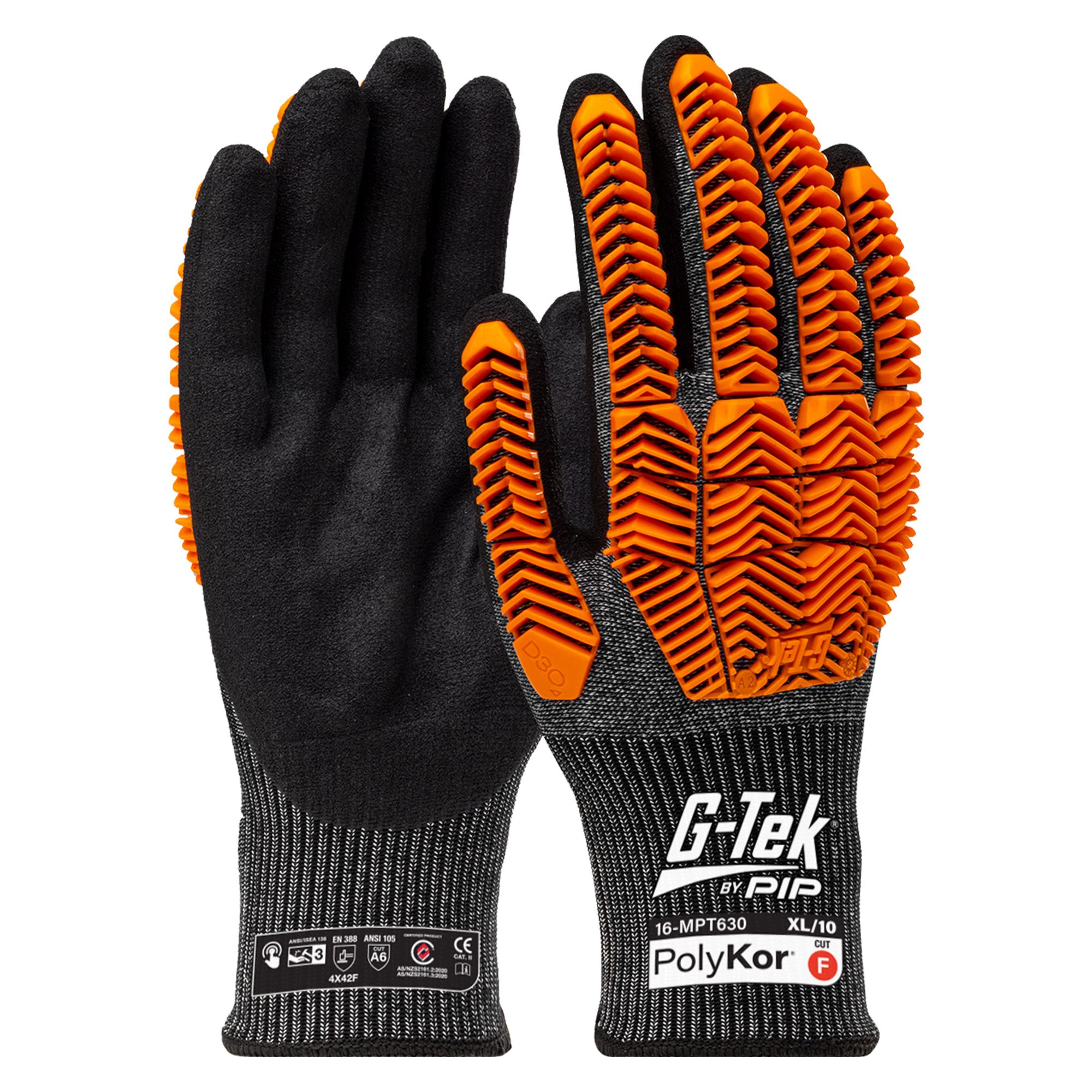 G-Tek PolyKor 13G Seamless Impact Cut F Glove G-Tek PolyKor 13G Seamless Impact Cut F Glove
