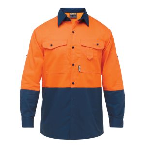Shirt Day Only Cotton Orange/Navy (SDBCO) Shirt Day Only Cotton Orange/Navy (SDBCO)