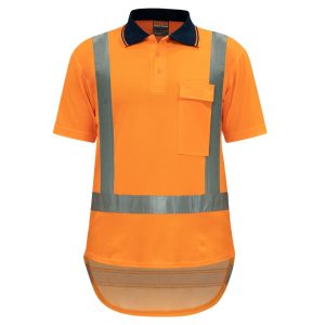 Polo TTMC X-Back Cotton Backed Orange Polo TTMC X-Back Cotton Backed Orange