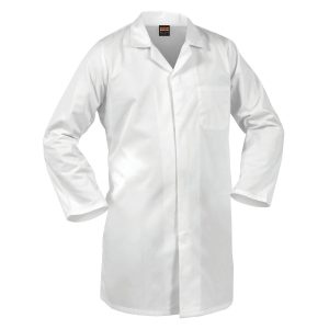 Dustcoat Workzone Polycotton Food Industry Domed W