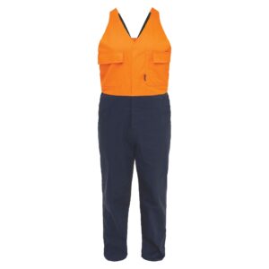 Overall Easy Action Domed Cotton Contrast Orange/Navy Overall Easy Action Domed Cotton Contrast Orange/Navy