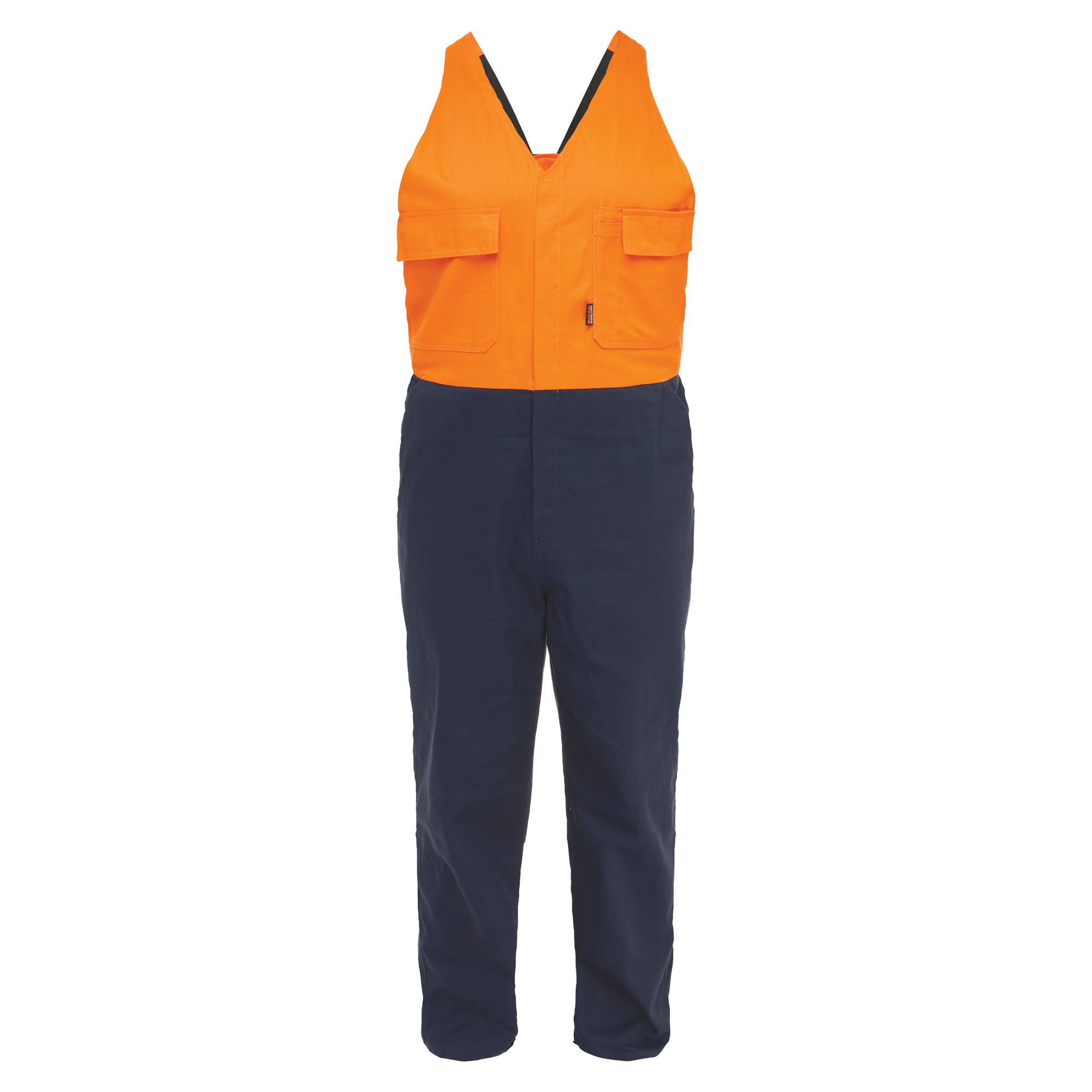 Overall Easy Action Domed Cotton Contrast Orange/Navy Overall Easy Action Domed Cotton Contrast Orange/Navy
