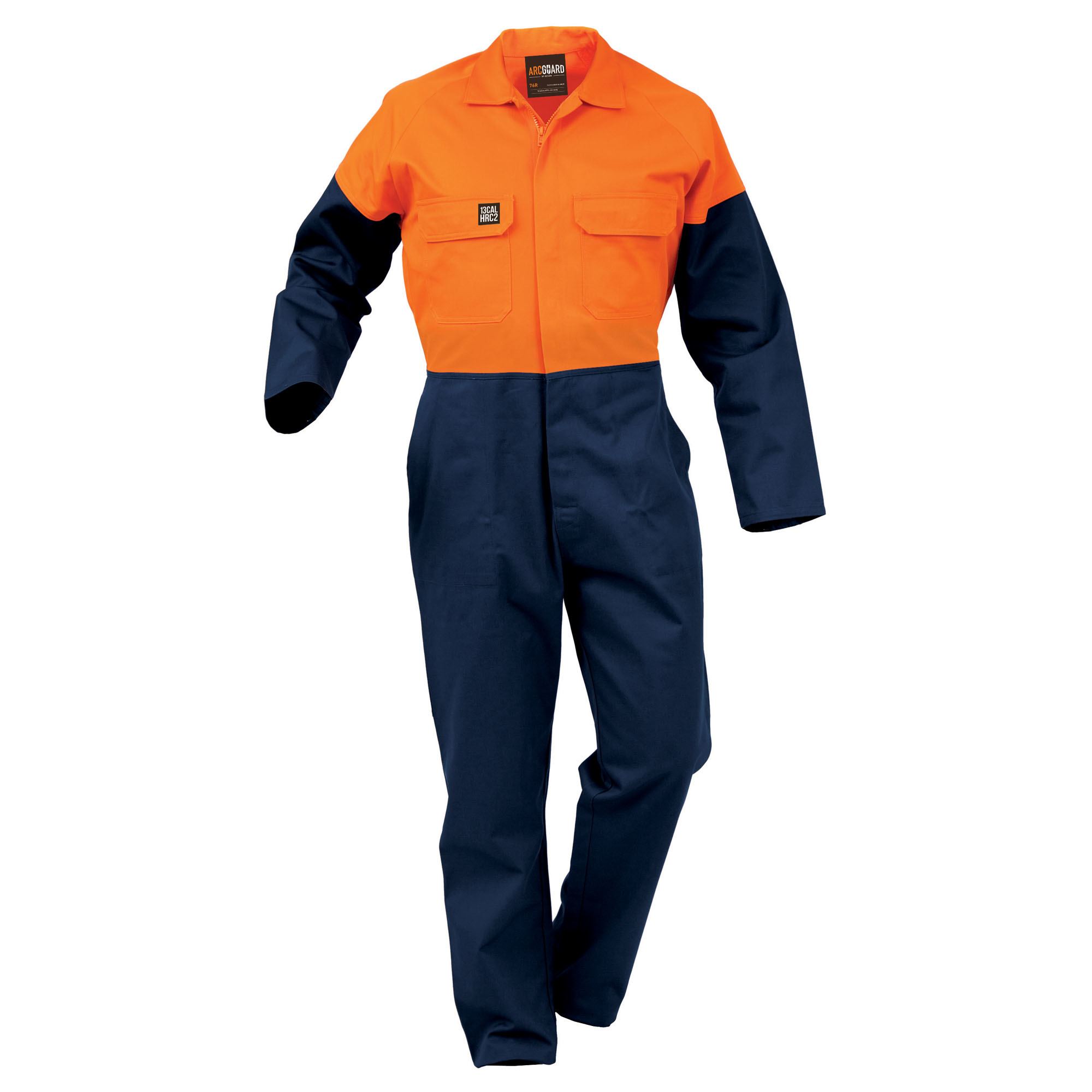 Overall Arcguard 13Cal Day Only Zip Orange/Navy Overall Arcguard 13Cal Day Only Zip Orange/Navy