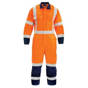 Overall TTMC X-Back Cotton Zip Orange/Navy (CTPCOWX) Overall TTMC X-Back Cotton Zip Orange/Navy (CTPCOWX)