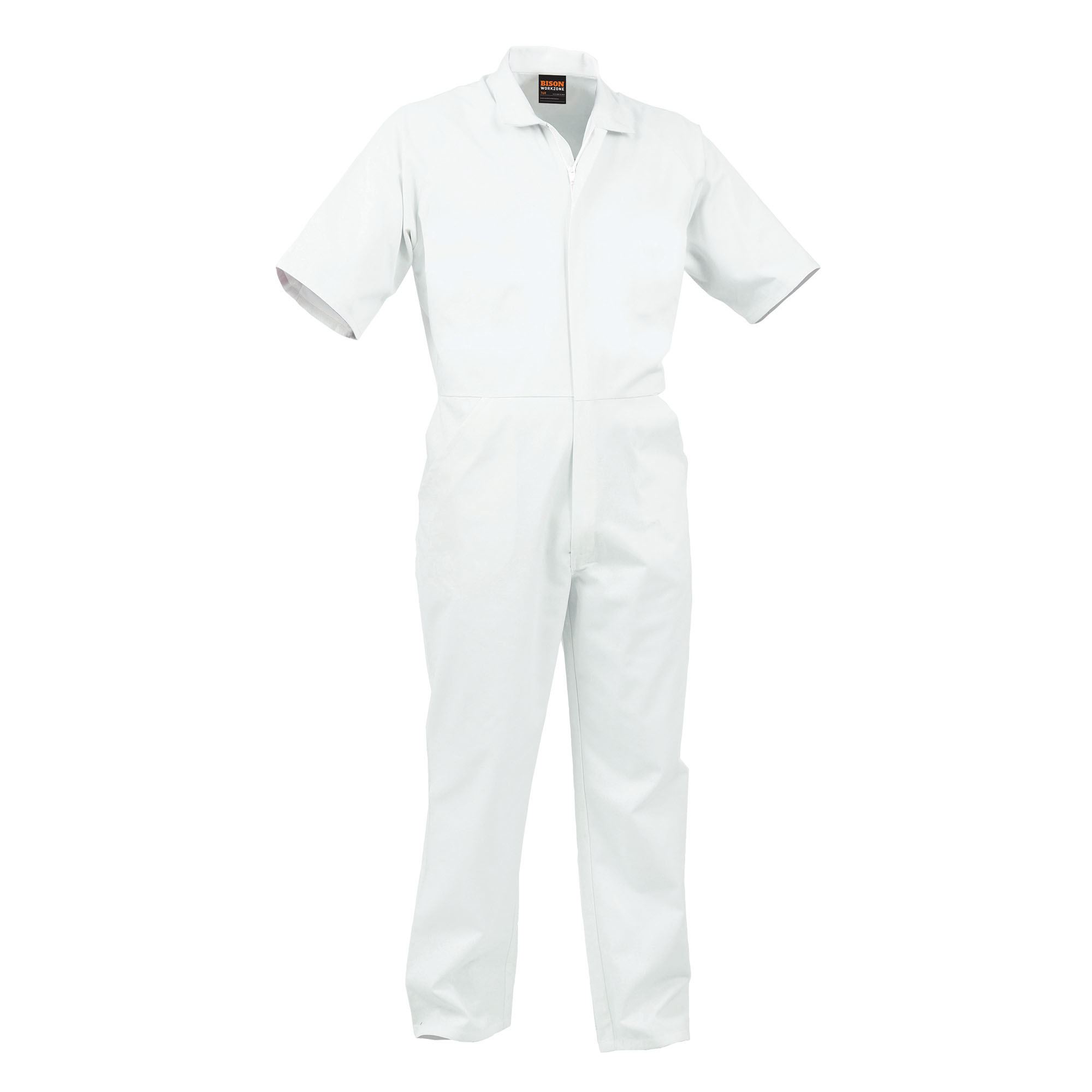 Overall Workzone Polycotton Food Industry Zip Whit Overall Workzone Polycotton Food Industry Zip Whit