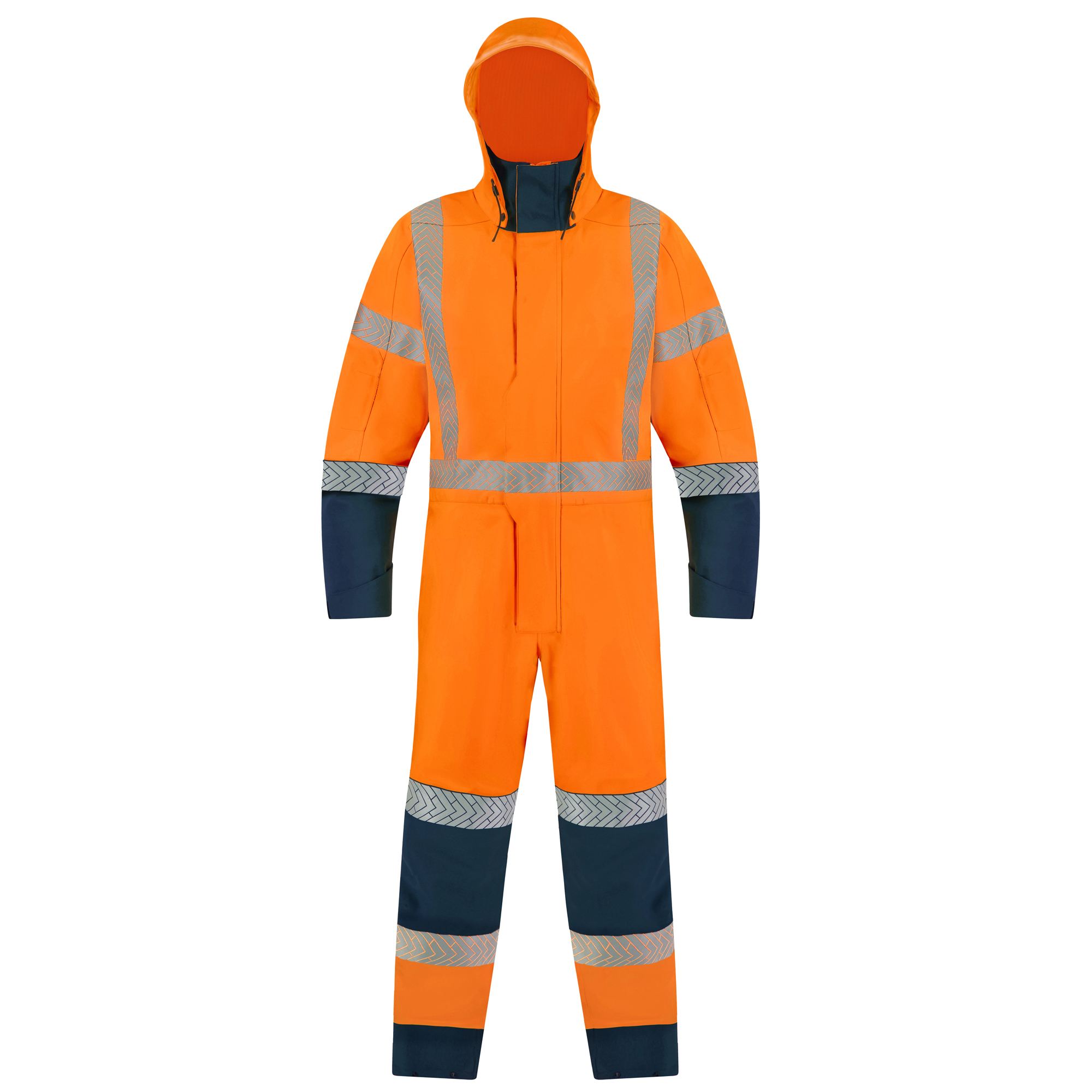 Overall Extreme Flex TTMC X-Back Rain Orange/Navy Overall Extreme Flex TTMC X-Back Rain Orange/Navy