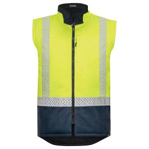Reversible Puffer Vest Stamina Eco Day/Night Yello Reversible Puffer Vest Stamina Eco Day/Night Yello