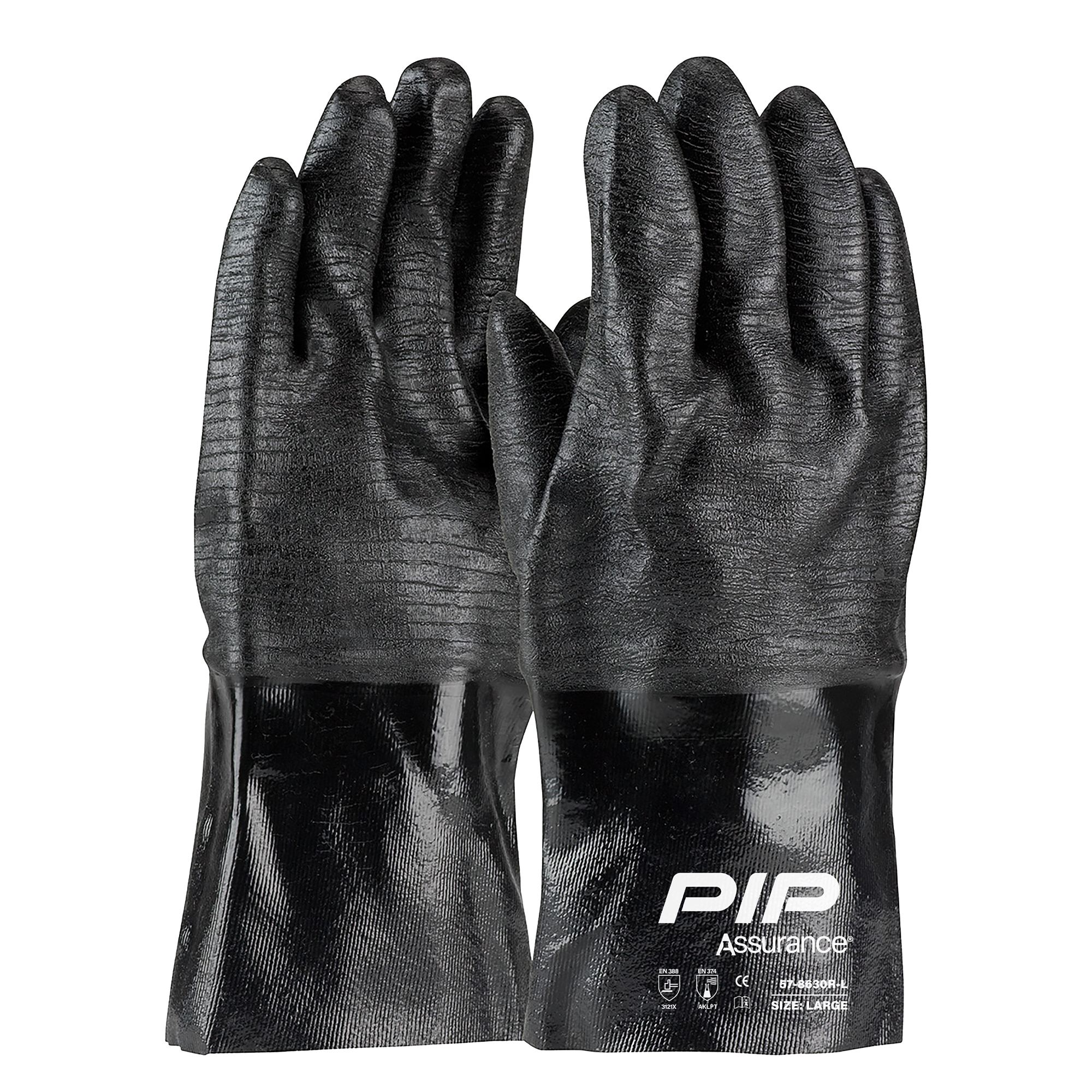 Assurance® Chemgrip™ Neoprene Coated Gloves with I Assurance® Chemgrip™ Neoprene Coated Gloves with I