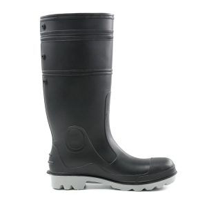 Inca PVC/Nitrile Safety Gumboot Black/Grey Inca PVC/Nitrile Safety Gumboot Black/Grey