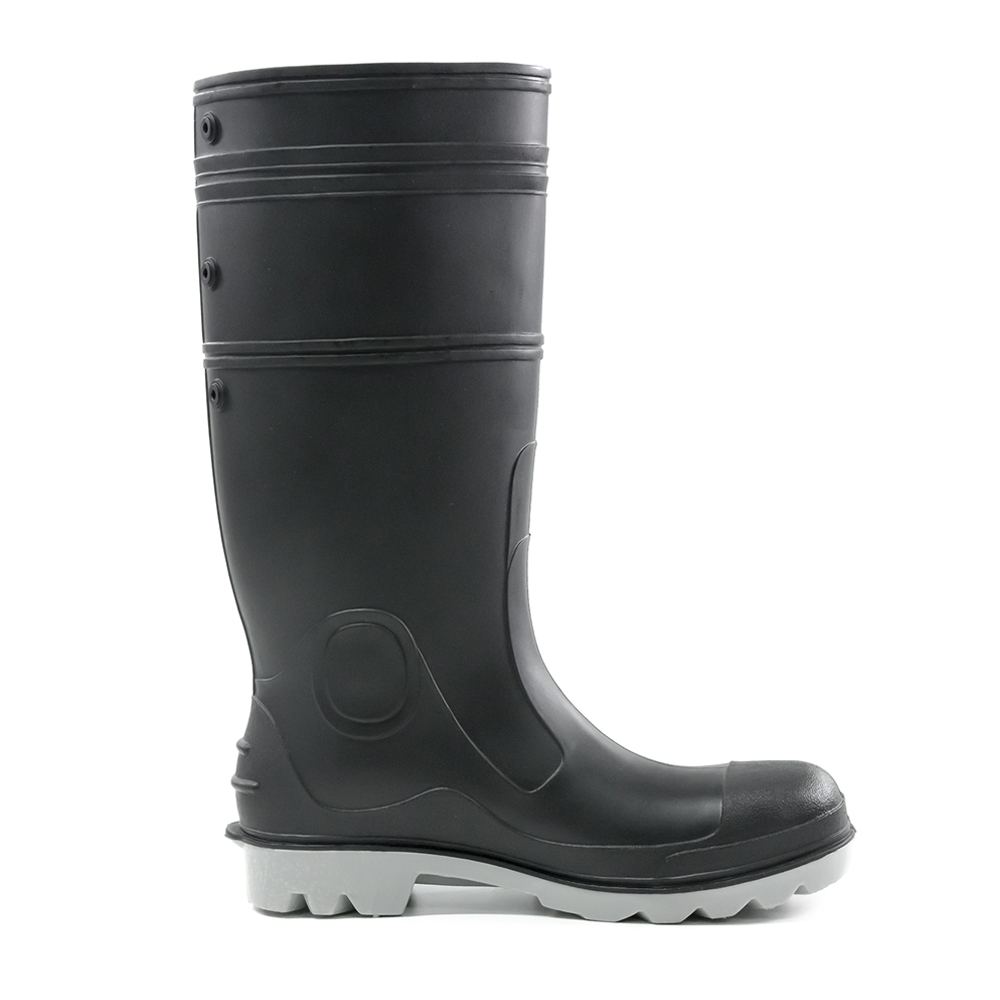 Inca PVC/Nitrile Safety Gumboot Black/Grey Inca PVC/Nitrile Safety Gumboot Black/Grey