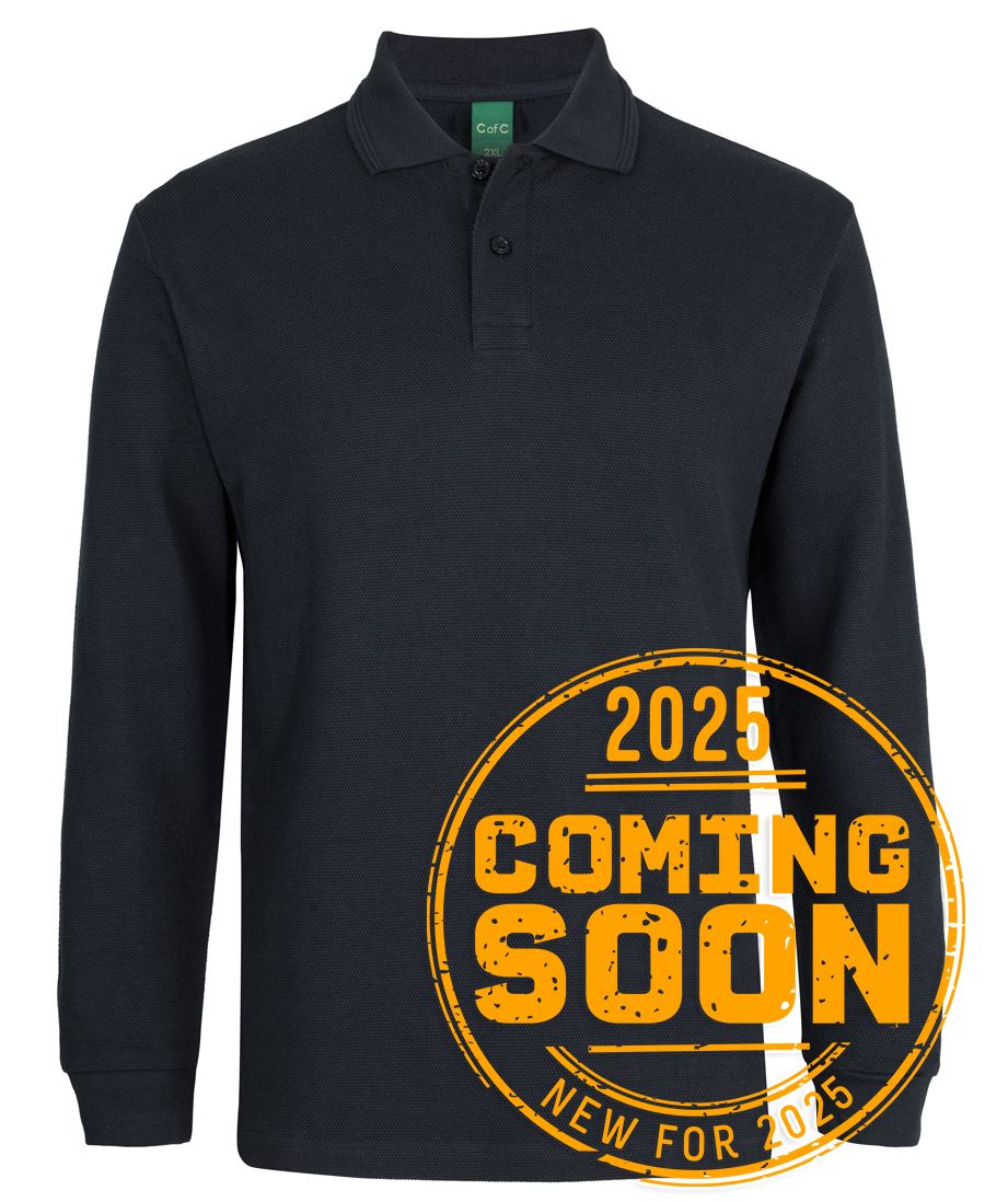 C of C L/S 320G POPCORN COTTON POLO C of C L/S 320G POPCORN COTTON POLO