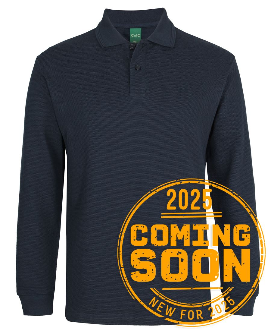 C of C L/S 320G POPCORN COTTON POLO C of C L/S 320G POPCORN COTTON POLO