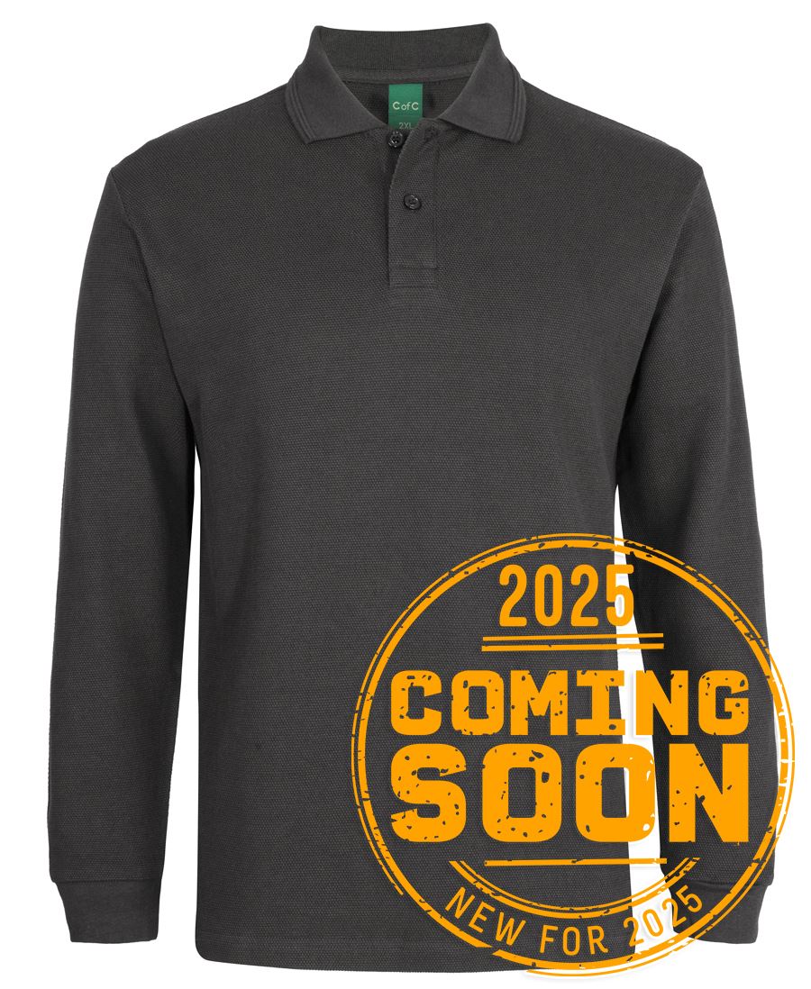 C of C L/S 320G POPCORN COTTON POLO C of C L/S 320G POPCORN COTTON POLO