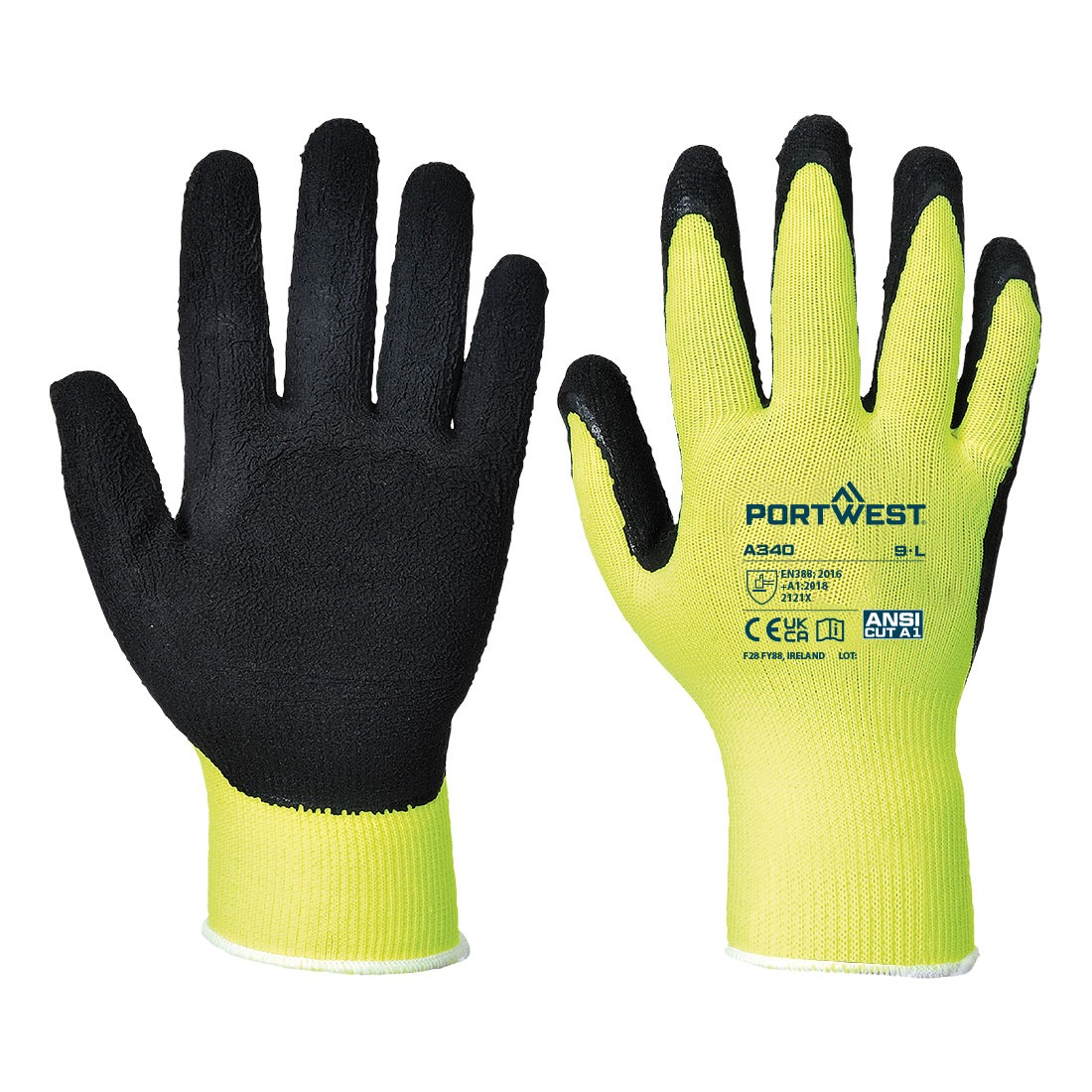 Hi-Vis Grip Glove - Latex Hi-Vis Grip Glove - Latex
