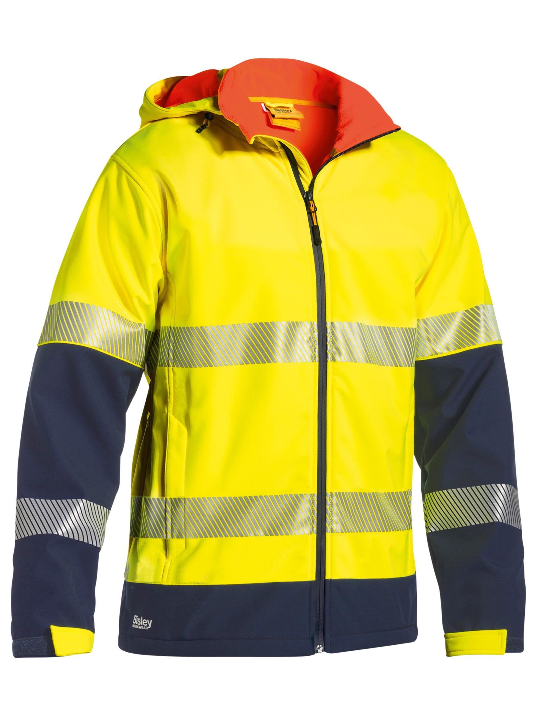 Taped Hi Vis Ripstop Bonded Fleece Jacket Taped Hi Vis Ripstop Bonded Fleece Jacket