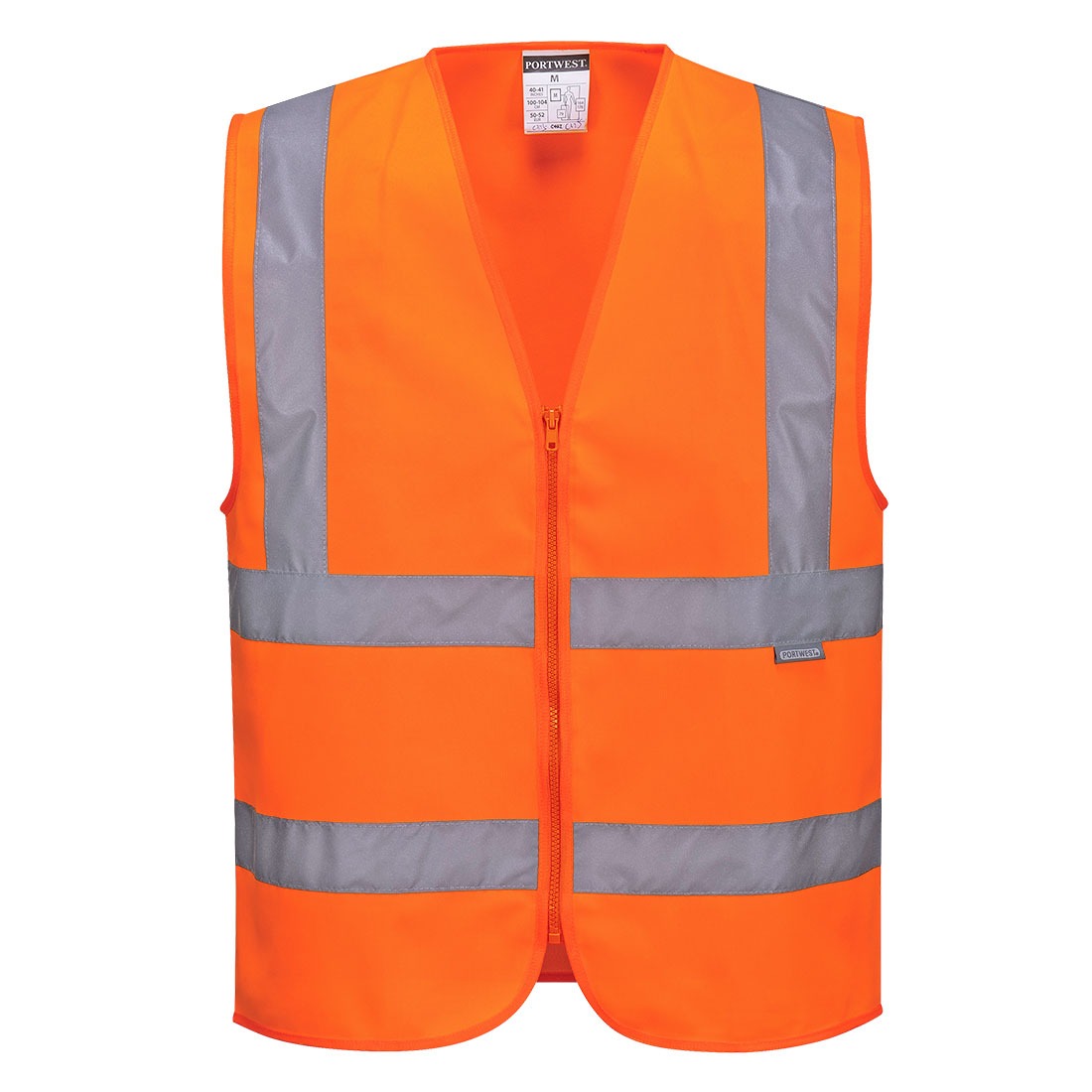 Hi-Vis Zipped Band and Brace Vest Hi-Vis Zipped Band and Brace Vest