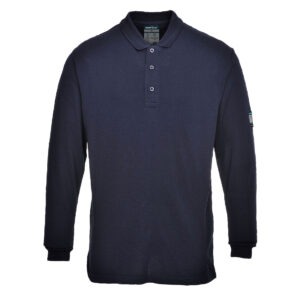 Modaflame Anti-Static FR Long Sleeve Polo Shirt Modaflame Anti-Static FR Long Sleeve Polo Shirt