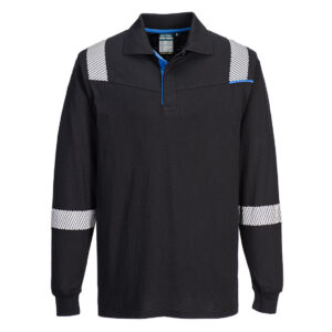 WX3 Modaflame Knit FR Long Sleeve Polo Shirt WX3 Modaflame Knit FR Long Sleeve Polo Shirt