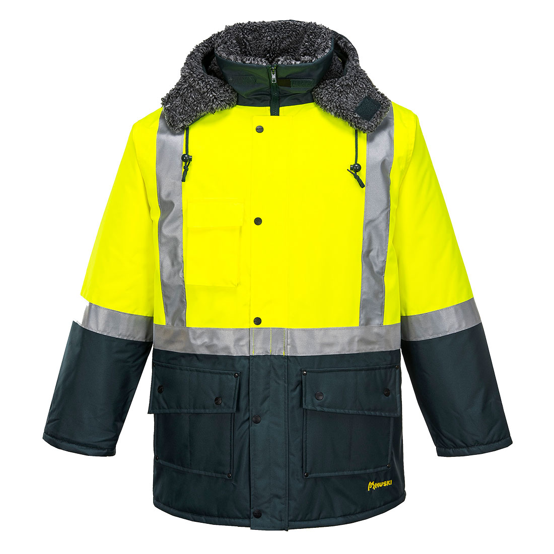 Huski Hi-Vis Contrast Freezer Jacket Huski Hi-Vis Contrast Freezer Jacket