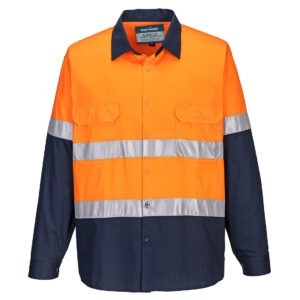 Hobart Hi-Vis Lightweight Contrast Shirt L/S Hobart Hi-Vis Lightweight Contrast Shirt L/S