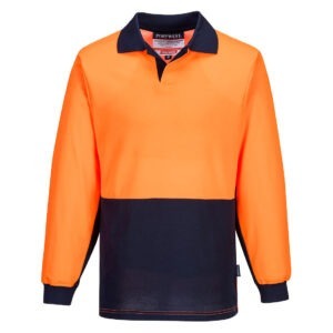Hi-Vis Cotton Comfort Contrast Class D Polo Shirt Hi-Vis Cotton Comfort Contrast Class D Polo Shirt