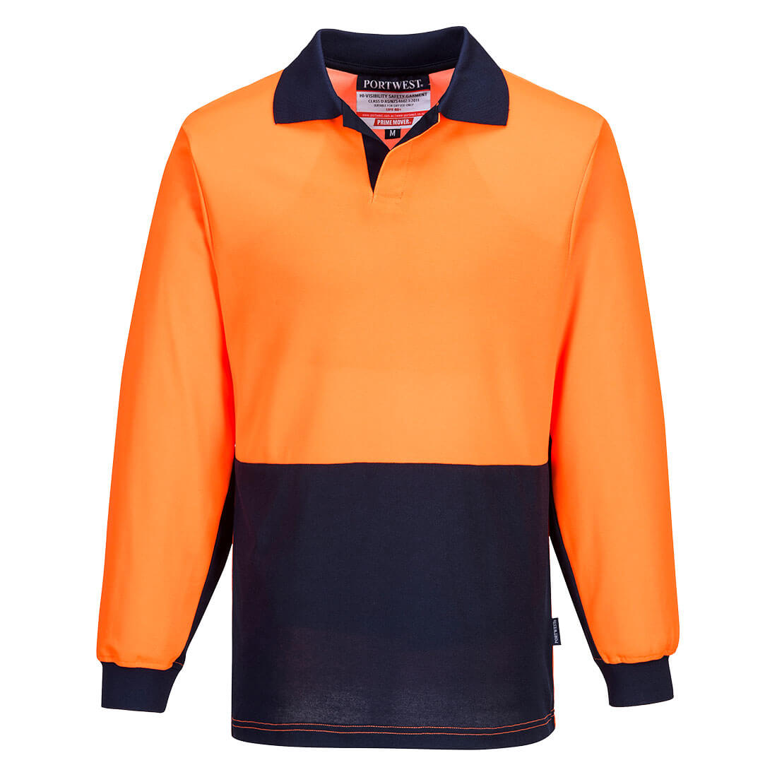 Hi-Vis Cotton Comfort Contrast Class D Polo Shirt Hi-Vis Cotton Comfort Contrast Class D Polo Shirt