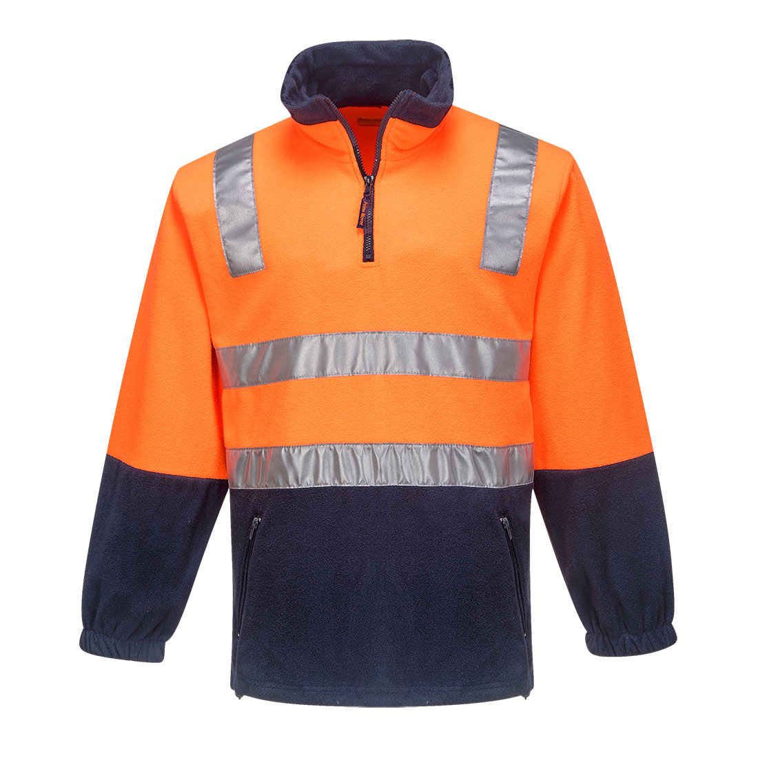 Hi-Vis Contrast 1/4 Zip Polar Fleece Hi-Vis Contrast 1/4 Zip Polar Fleece