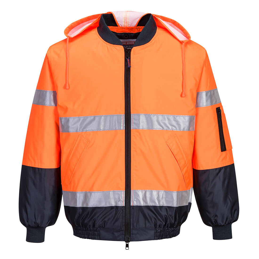 Hi-Vis Contrast Bomber Jacket Hi-Vis Contrast Bomber Jacket