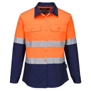 Hi-Vis Women's Lightweight Contrast Shirt L/S Hi-Vis Women's Lightweight Contrast Shirt L/S