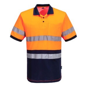 Hi-Vis Class D/N Contrast Polo shirt S/S Hi-Vis Class D/N Contrast Polo shirt S/S