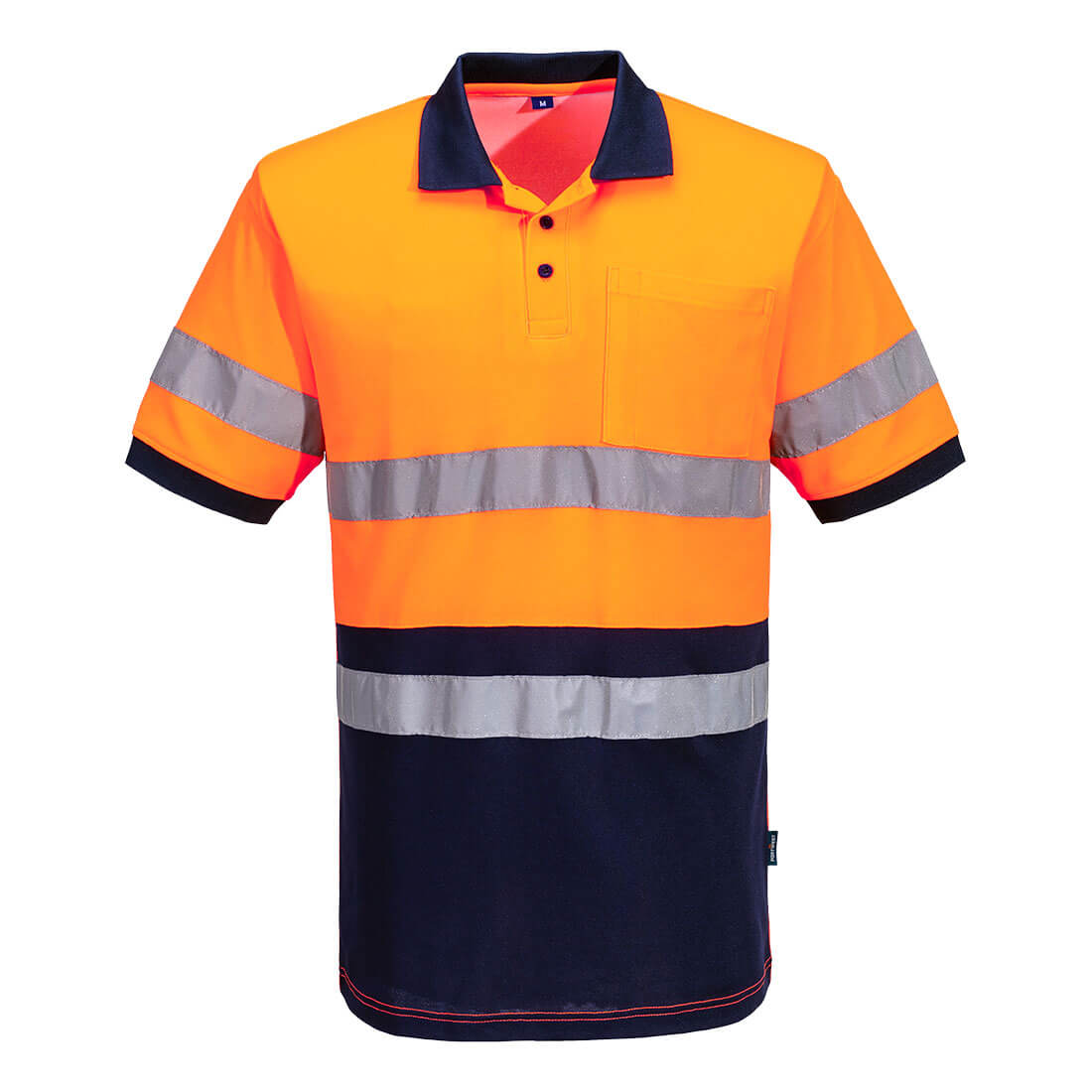 Hi-Vis Class D/N Contrast Polo shirt S/S Hi-Vis Class D/N Contrast Polo shirt S/S