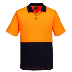 Hi Vis Class D Contrast Polo Shirt S/S Hi Vis Class D Contrast Polo Shirt S/S
