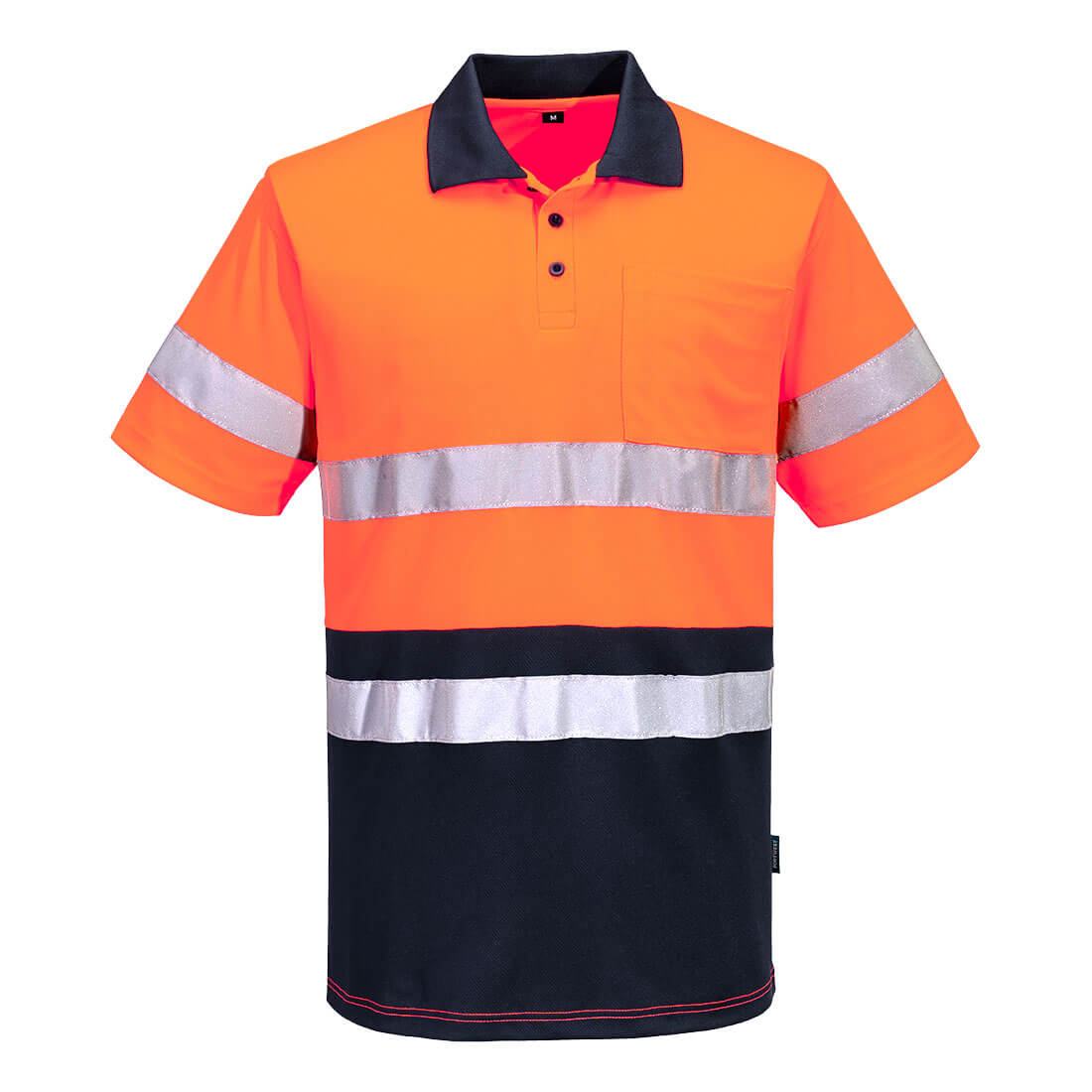 Hi-Vis Contrast Polo Shirt S/S Hi-Vis Contrast Polo Shirt S/S