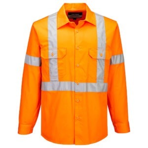 Hi-Vis Lightweight X Back Shirt L/S Hi-Vis Lightweight X Back Shirt L/S