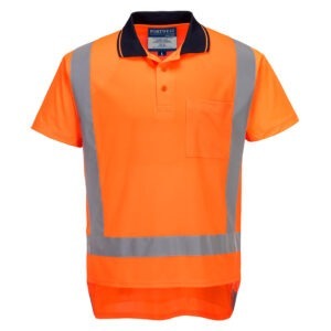 TTMC-W17 Hi-Vis X Back Polo Shirt S/S TTMC-W17 Hi-Vis X Back Polo Shirt S/S