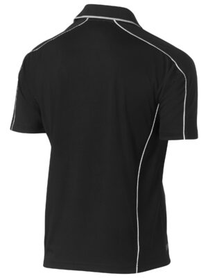 Cool Mesh Polo with Reflective Piping Cool Mesh Polo with Reflective Piping