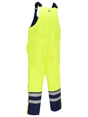 Taped Hi Vis Freezer Bib & Brace Coverall Taped Hi Vis Freezer Bib & Brace Coverall