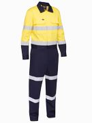 Taped Hi Vis Coverall with Waist Zip Opening Taped Hi Vis Coverall with Waist Zip Opening