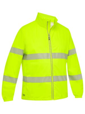 Taped Hi Vis Packable Lightweight Ripstop Rain Jac Taped Hi Vis Packable Lightweight Ripstop Rain Jac