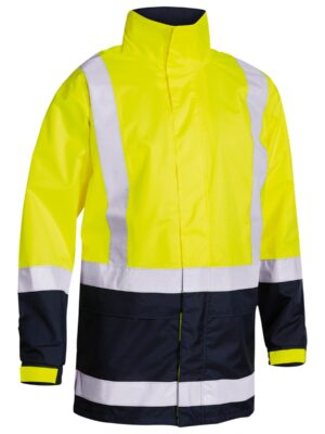 Taped Hi Vis Recycled Rain Shell Jacket Taped Hi Vis Recycled Rain Shell Jacket