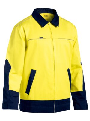 Hi Vis Drill Jacket with Liquid Repellent Finish Hi Vis Drill Jacket with Liquid Repellent Finish