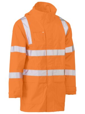 Taped Hi Vis VIC Rail Wet Weather Jacket Taped Hi Vis VIC Rail Wet Weather Jacket