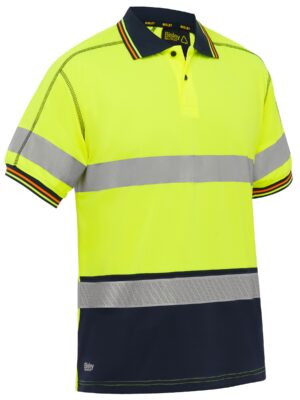 Taped Hi Vis Polyester Mesh Polo Taped Hi Vis Polyester Mesh Polo