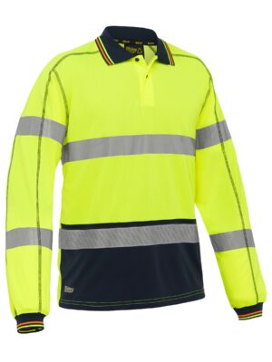 Taped Hi Vis Polyester Mesh Polo Taped Hi Vis Polyester Mesh Polo