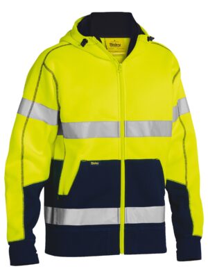 Taped Hi Vis Fleece Hoodie Taped Hi Vis Fleece Hoodie