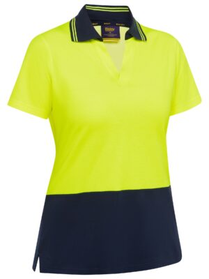 Women's Hi Vis V-Neck Polo Women's Hi Vis V-Neck Polo