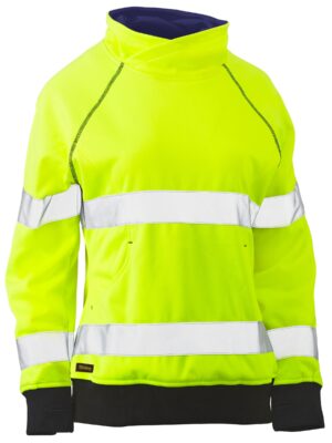 Women's Taped Hi Vis Fleece Jumper Women's Taped Hi Vis Fleece Jumper