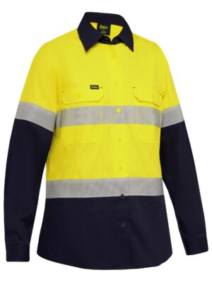 Women's Taped Hi Vis Ripstop Vented Shirt Women's Taped Hi Vis Ripstop Vented Shirt