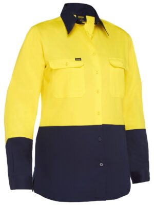 Women's Cool Lightweight Hi Vis Drill Shirt Women's Cool Lightweight Hi Vis Drill Shirt